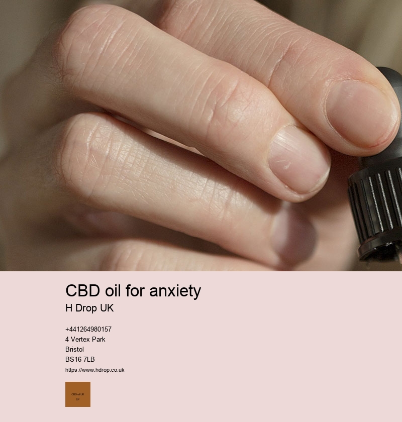CBD oil for anxiety