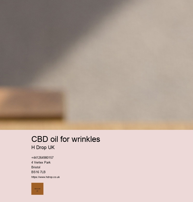 CBD oil for wrinkles