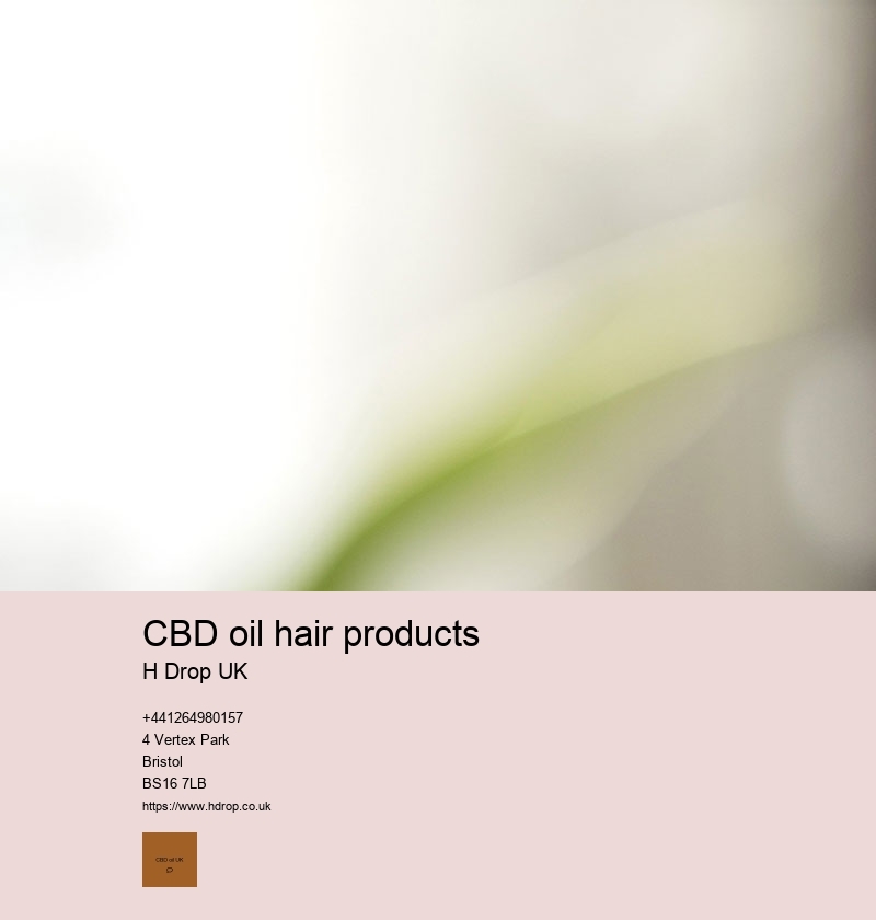 CBD oil hair products