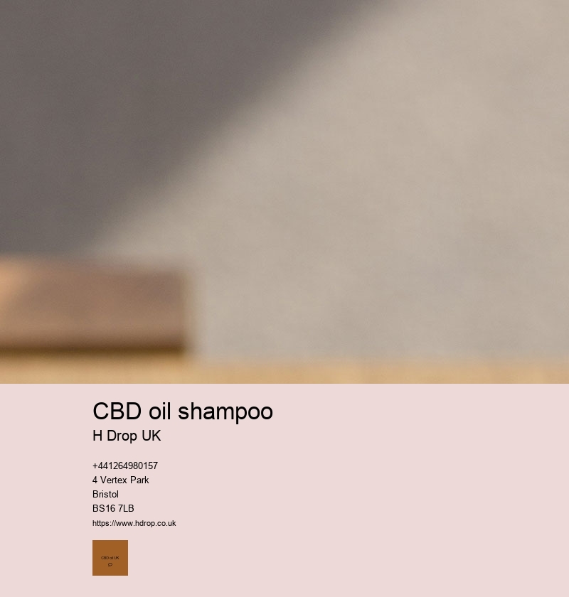 CBD oil shampoo