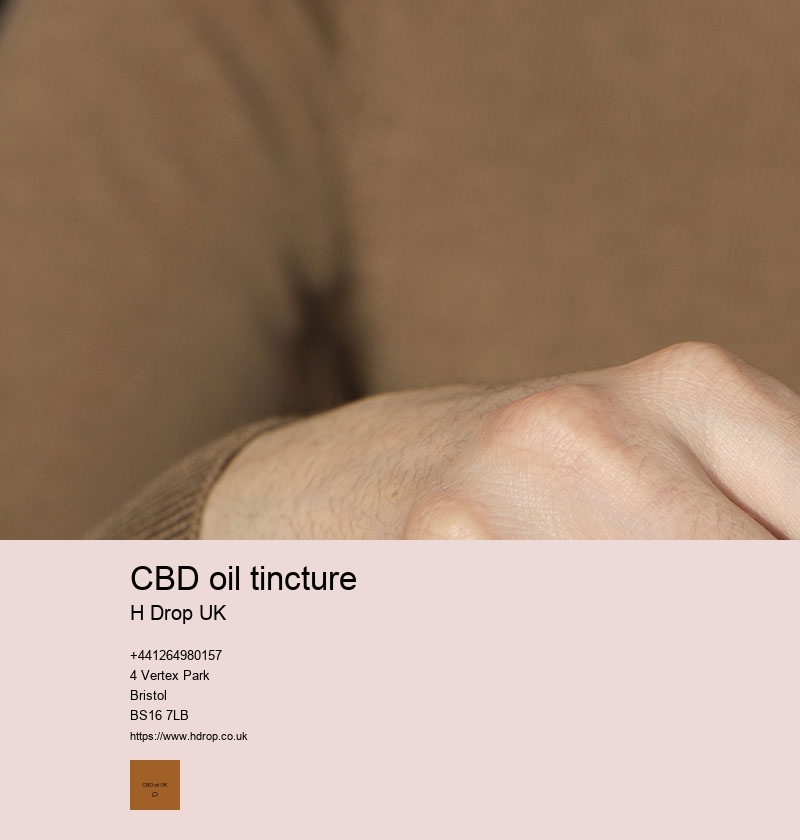 CBD oil tincture